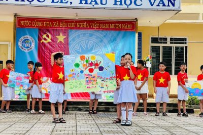 Chào cờ đầu tuần – Chủ đề “Sự trưởng thành của học sinh lớp 5”