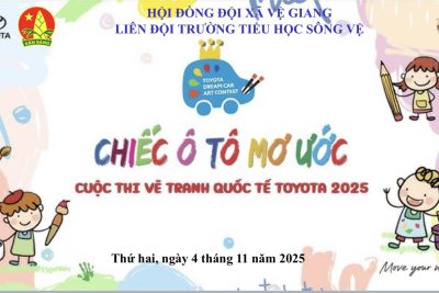 “CHIẾC Ô TÔ MƠ ƯỚC “CUỘC THI VẼ TRANH QUỐC TẾ TOYOTA 2025